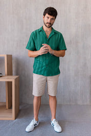 Camisa Cairo - Verde Esmeralda