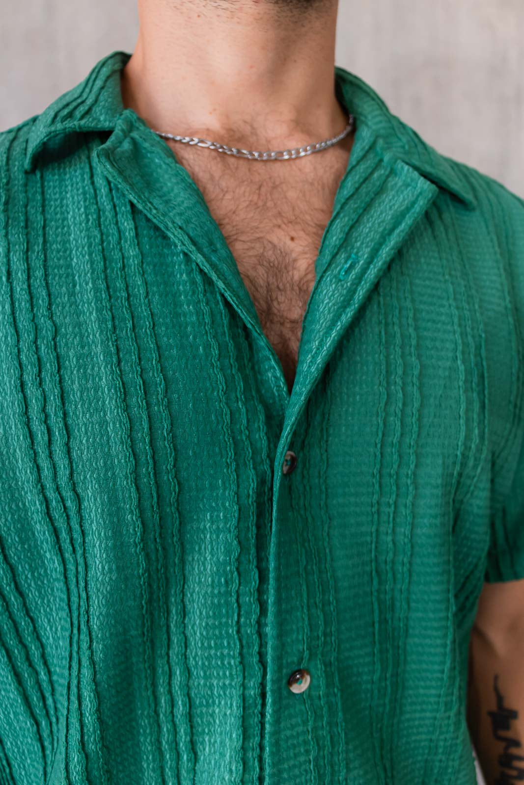 Camisa Cairo - Verde Esmeralda