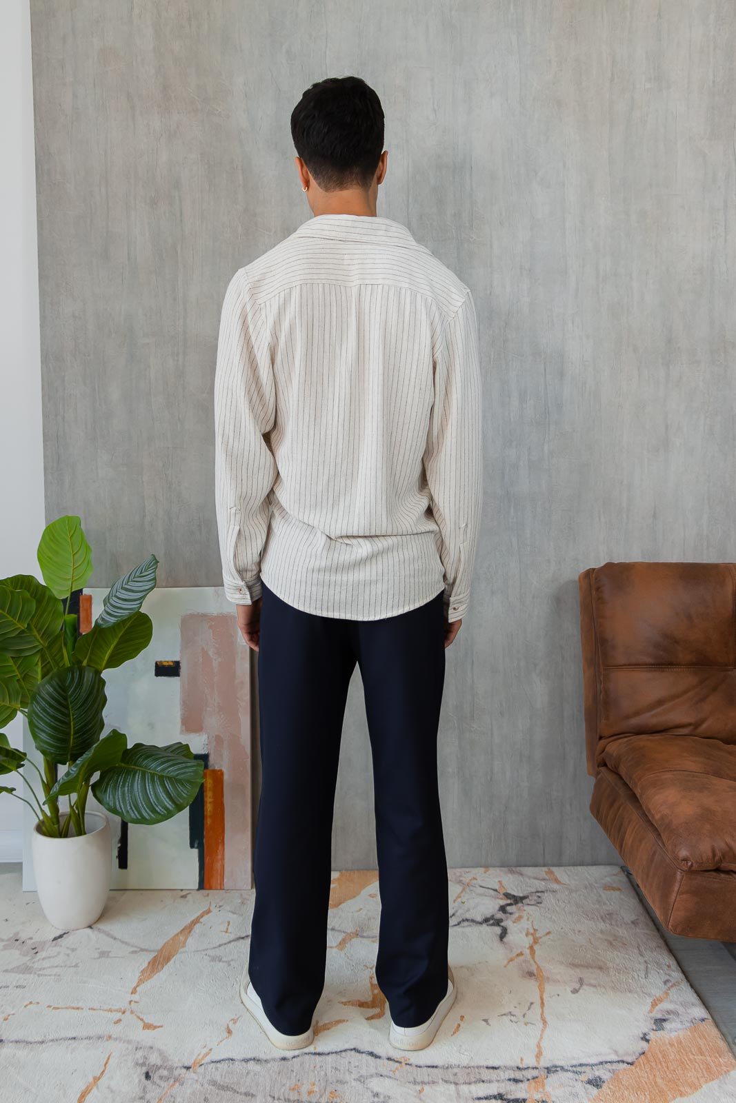 Nápoles Shirt - Bone Rayas