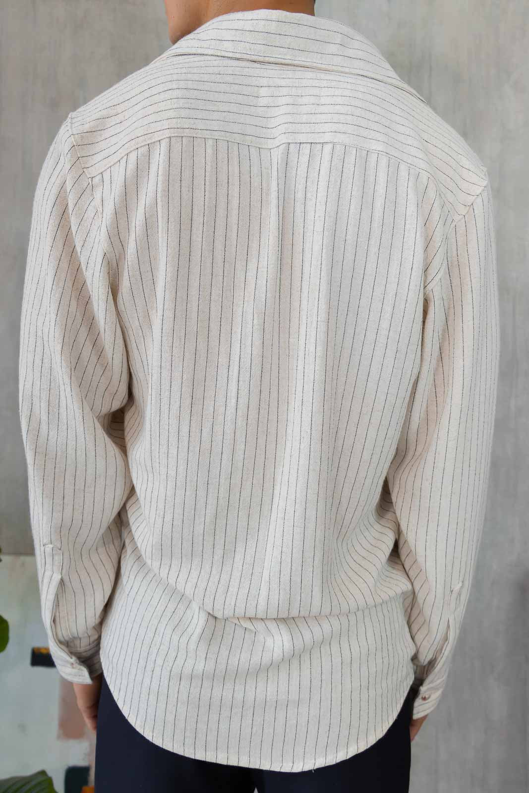 Nápoles Shirt - Bone Rayas