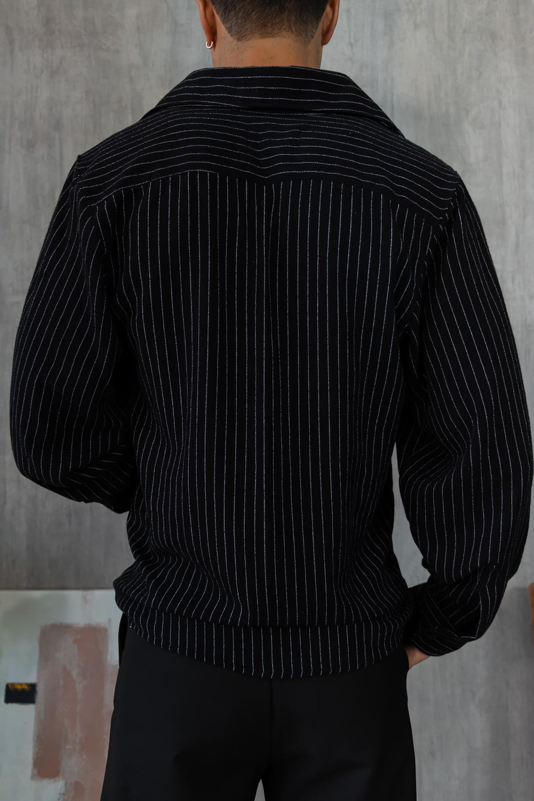 Nápoles Shirt -  Black Rayas