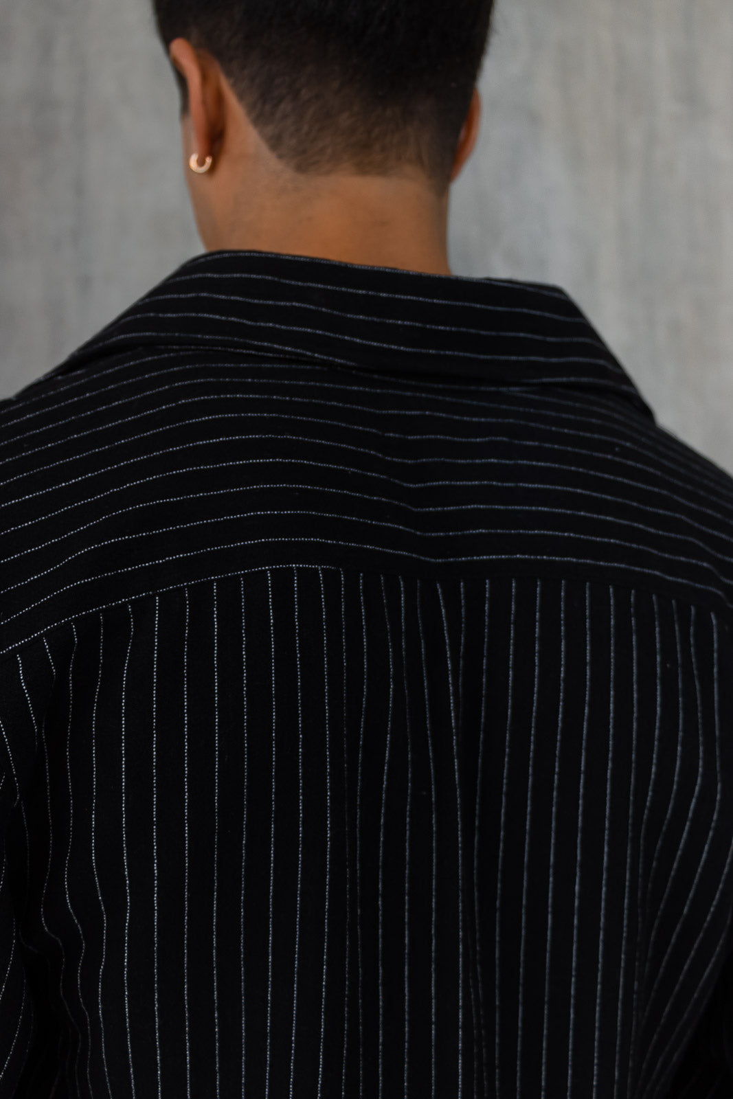 Nápoles Shirt -  Black Rayas