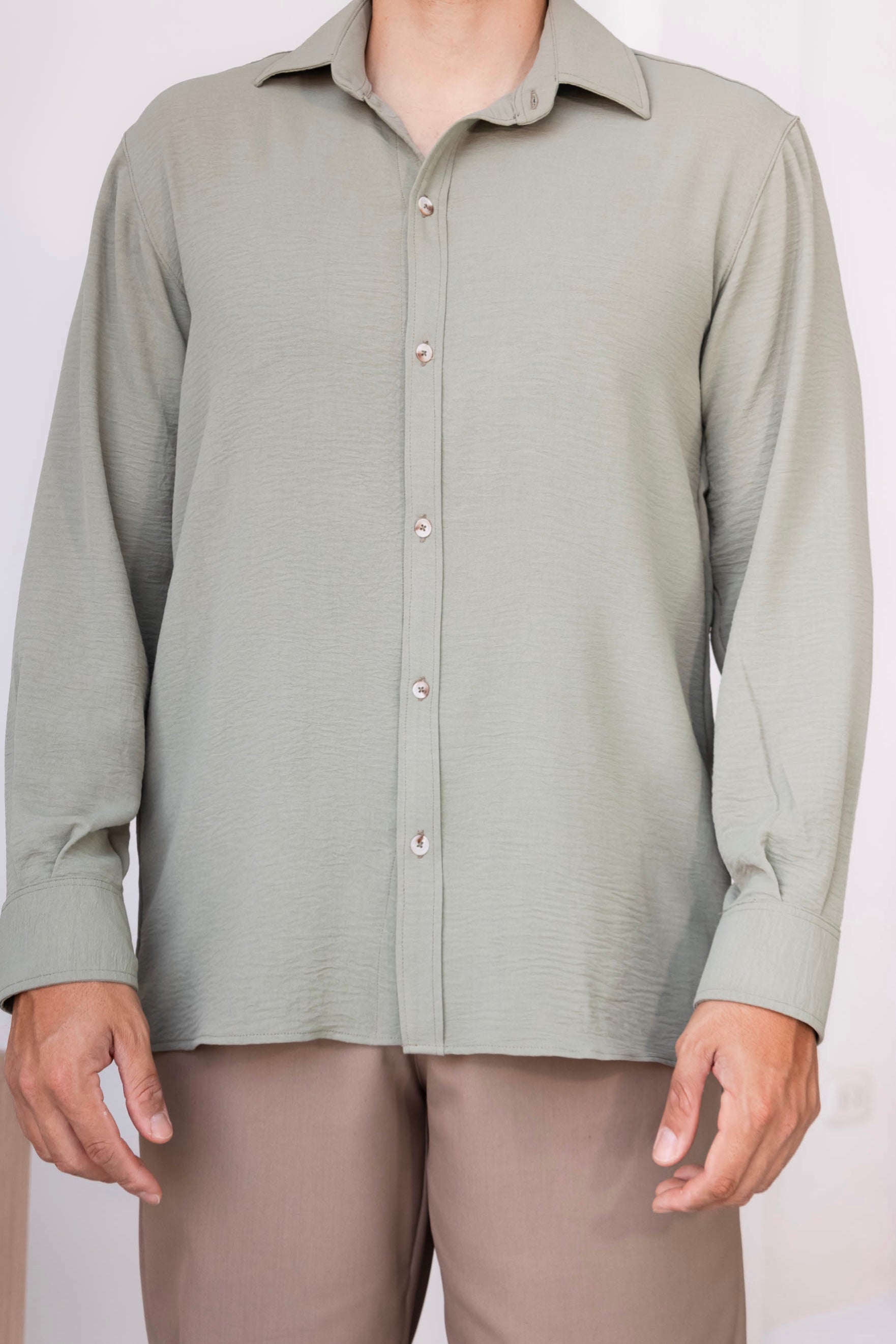 Camisa Lucien - Verde pistacho