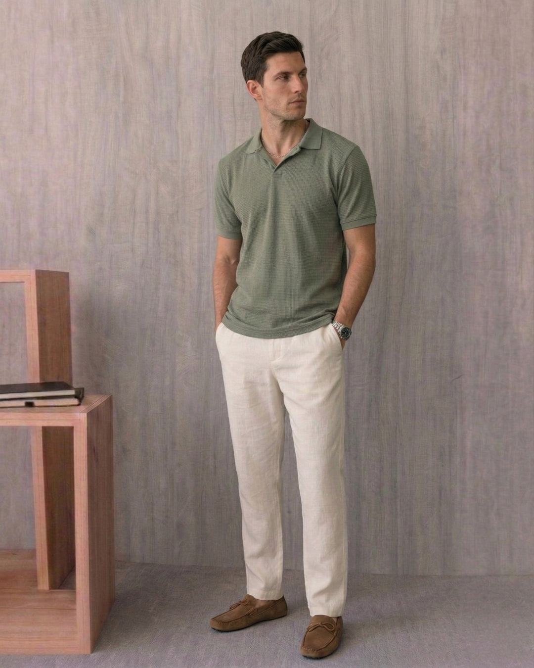 Polo Berlín - Verde Pistacho