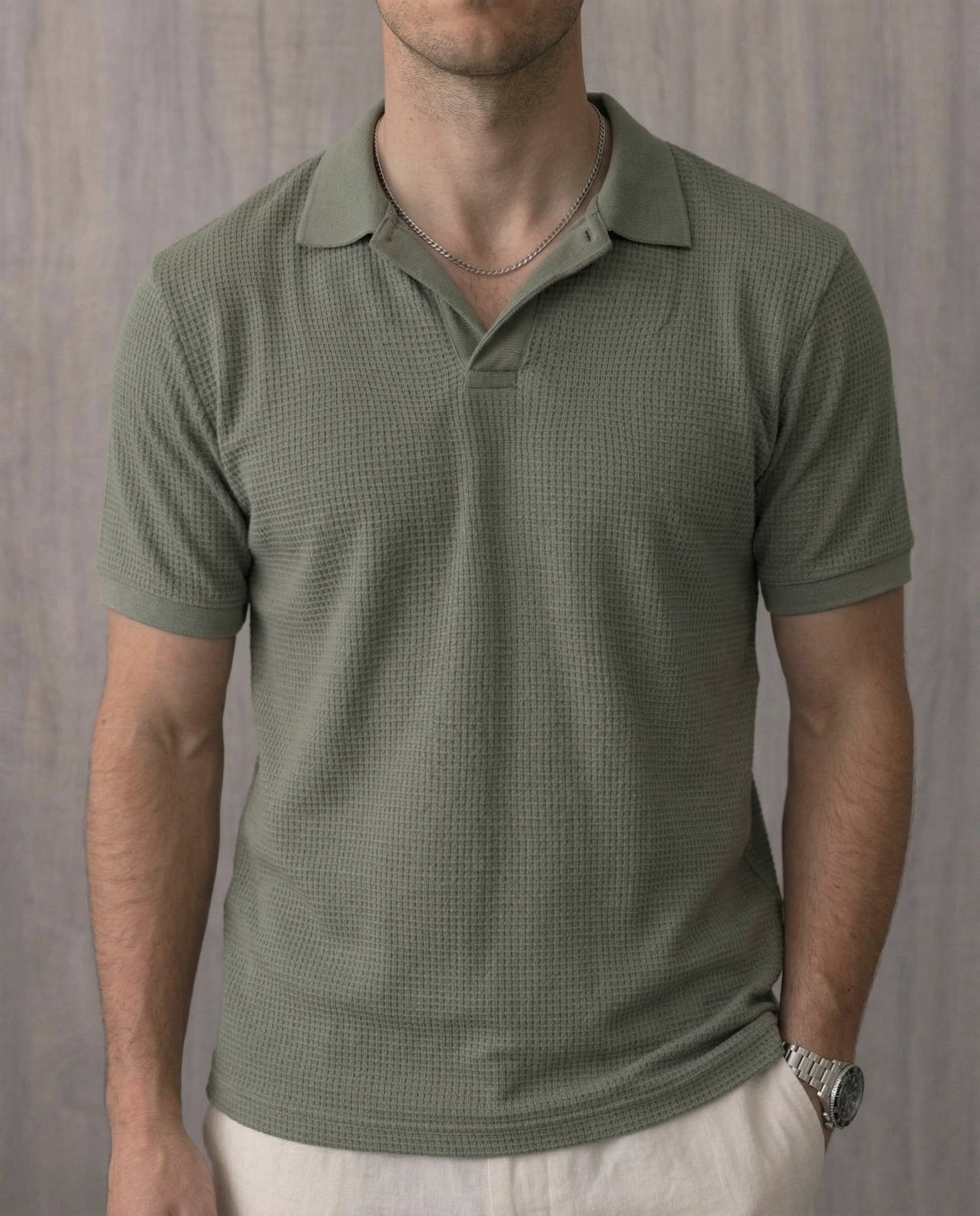 Polo Berlín - Verde Pistacho