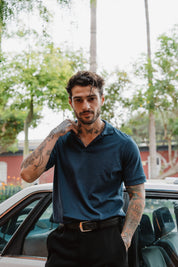 POLO LÍBANO - BLUE NAVY