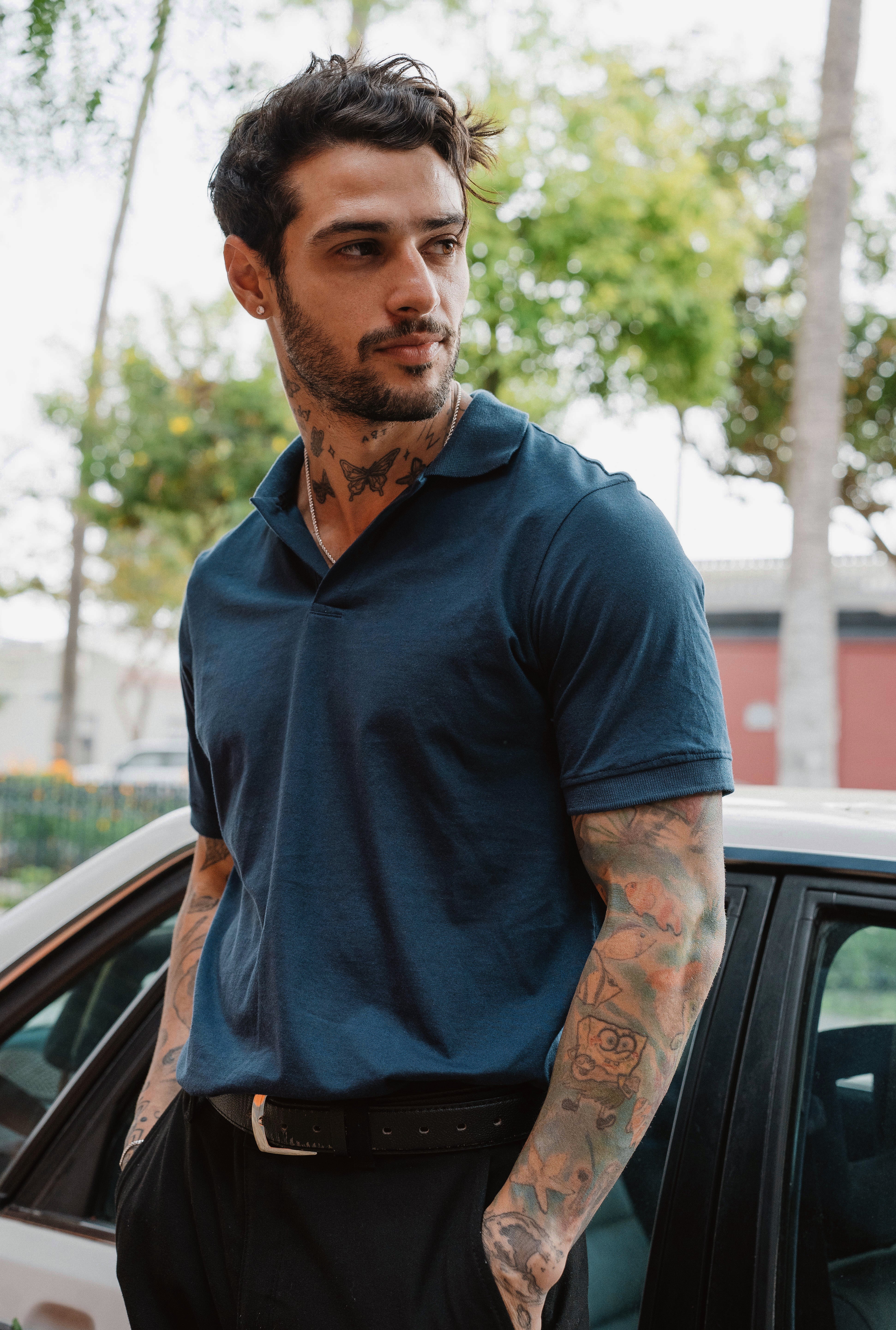 POLO LÍBANO - BLUE NAVY