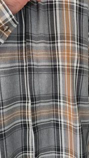 Camisa Portland - Gris Estampado
