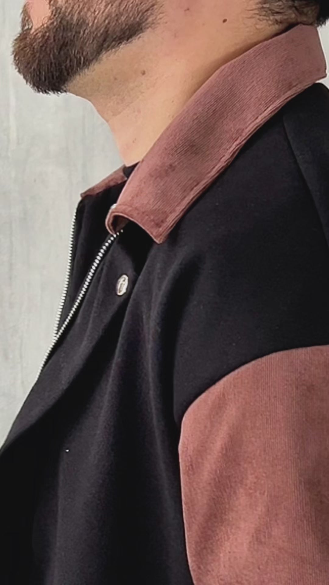 Casaca Bomber Bangkok - Marrón Bicolor