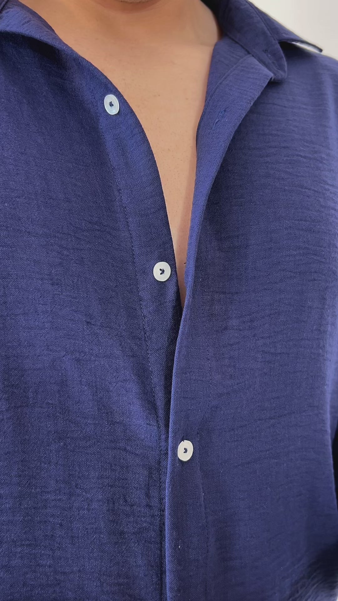 Camisa Oxford - Azul Navy